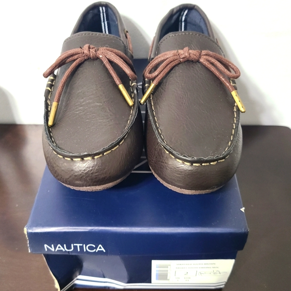 Boys Nautica slip on shoes